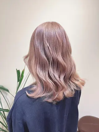 ロング 🧡ミルクティー/ レイヤー🧡ショウナのヘアスタイル