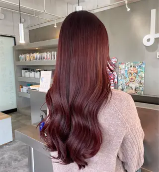 カラー ハイトーンカラー🩵 指名多数💗横山聖奈のヘアスタイル