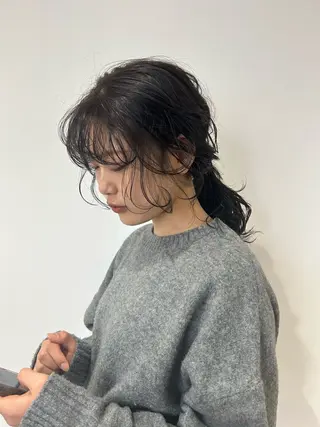 セミロング yuzu / tsunaguのヘアスタイル