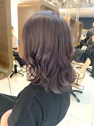 ミディアム カラー ダブルカラー/ウルフ 上田　航平のヘアスタイル