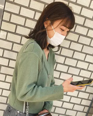 ミディアム カラー 韓国風デザイン 💐MIZUKI💐のヘアスタイル