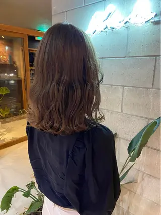 カラー 透明感/艶髪カラー/ 韓国/rinaのヘアスタイル