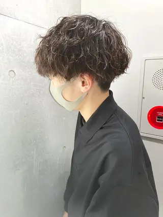 パーマ メンズ 🌷FUKA🌷 まろやかハイトーンのヘアスタイル
