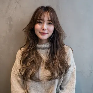 セミロング カラー 池袋/カラー特化🎨 ロング料金なし🩵のヘアスタイル