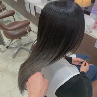 ロング カラー 甲斐 司のヘアスタイル