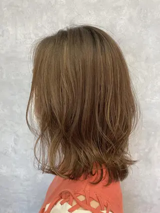 ミディアム カラー 五月女 隼人のヘアスタイル
