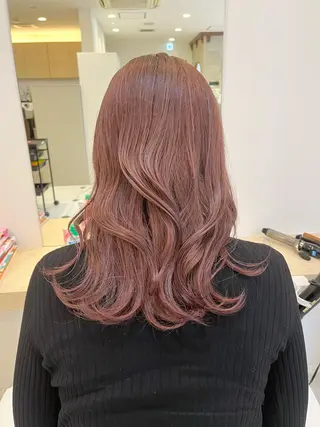 セミロング カラー カラー特化美容師 なかもと たつひろのヘアスタイル