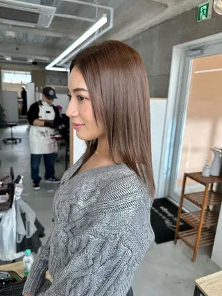 ミディアム カラー 八谷 将平のヘアスタイル