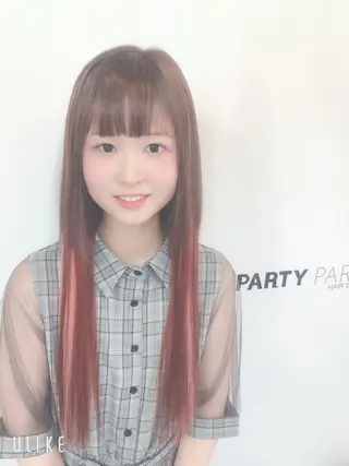 ロング プルエクステ/潤艶 最強矯正/西野入のヘアスタイル