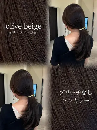 セミロング 銀座/前髪顔まわり/ 透明感カラー/danのヘアスタイル