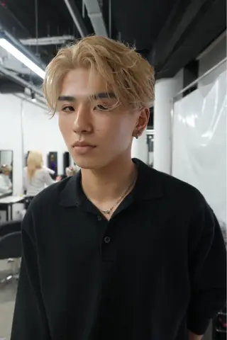 カラー メンズ 【pia】 江田岳斗のヘアスタイル