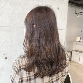 ロング カラー ヘアアレンジ ベージュカラー🧸/ 松崎/東区/田中理沙のヘアスタイル