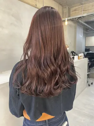 ロング カラー ハルナ /ボブカットモデルのヘアスタイル