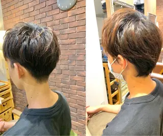 ショート 上田 英介のヘアスタイル