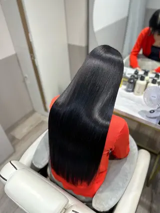 ロング カラー 新宿/髪質改善/ 美髪矯正✨浅江通友のヘアスタイル