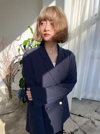 ショート カラー ness ネスのヘアスタイル