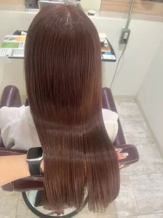 ロング 🥣🫧‪艶カラー 🦋アカマ ミユ🦋のヘアスタイル