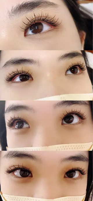 マツエク・マツパ EYE Bright eyelash(アイブライト)所属・静 かのマツエク・マツパデザイン