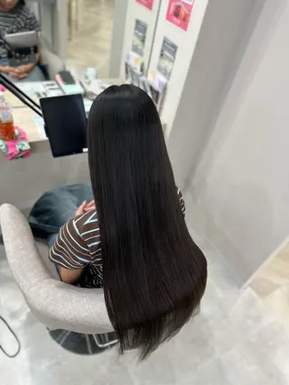 ロング 透明感カラー りゅうせいのヘアスタイル