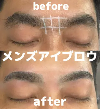 メンズ アイブロウ BARBER MIKI所属・BARBERMIKI メンズアイブロウの眉毛・アイブロウイメージ