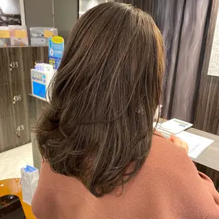 ミディアム カラー かりん 🤍のヘアスタイル