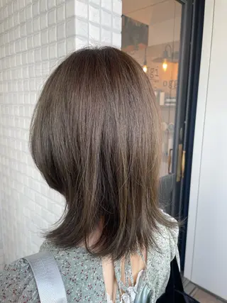 ミディアム カラー Toiro 横浜所属・🎀レイヤー/パーマ カラー/ai🎀のヘアスタイル