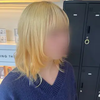 ミディアム 🐰ﾈﾓﾄ ﾋﾅﾉ｜ 淵野辺カラー🤍🫧のヘアスタイル