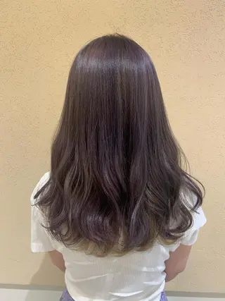 セミロング カラー シャドールーツ美容師 篠原康太のヘアスタイル