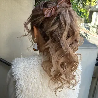 ロング ヘアアレンジ 飯塚 沙衣のヘアスタイル