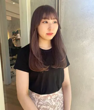 ロング カラー SHICENEケイ レイヤーカット🦋のヘアスタイル