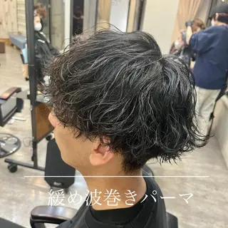 ショート パーマ ヘアアレンジ メンズ ケイゴ【店長】 メンズパーマ特化のヘアスタイル