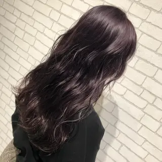 ロング カラー 松永 果菜のヘアスタイル