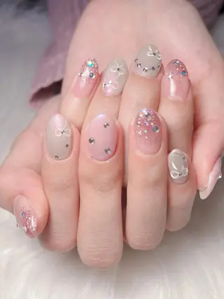 ネイル MiKi Nai池袋 長さだし得意のネイルデザイン