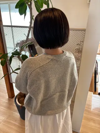 ショート アンアイズ所属・朝光/深井美容室 /韓国レイヤーのヘアスタイル