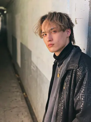 ショート カラー パーマ メンズ ✨ハイライトの達人 ボブ/ショート/雪下のヘアスタイル