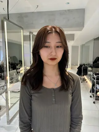 セミロング mina🪐立川駅/ レイヤー/ボブのヘアスタイル