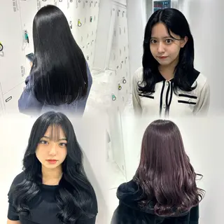 ロング カラー 透明感ハイトーン特化 /ケアブリーチ/莉駒のヘアスタイル