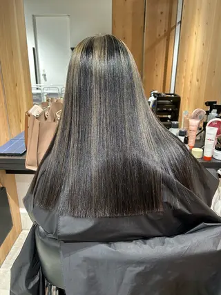 ロング カラー GO TODAY  SHAIRE  SALON   渋谷モディ所属・スキバサミを使わない カット🌼唯🌼のヘアスタイル