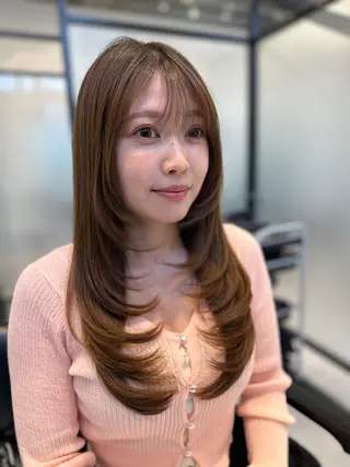 ロング 大阪/心斎橋 レイヤー/勇介のヘアスタイル
