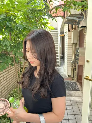 セミロング ♥yelm ユウナ♥のヘアスタイル