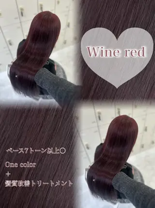 カラー 🤍Mei🤍赤み消 し透明感ツヤカラーのヘアスタイル