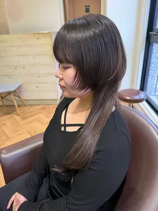 ロング 溝口 槙里也のヘアスタイル