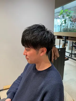 メンズ AMELY 朽木章浩のヘアスタイル