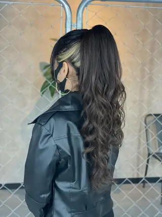 ロング ヘアアレンジ KISS SWAN所属・大天使 まいめろのヘアスタイル