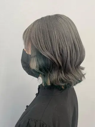 ミディアム カラー piLLon/ RYUKAのヘアスタイル