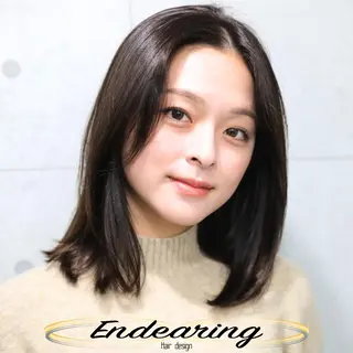 ミディアム Endearing 銀座/レイヤーカットのヘアスタイル