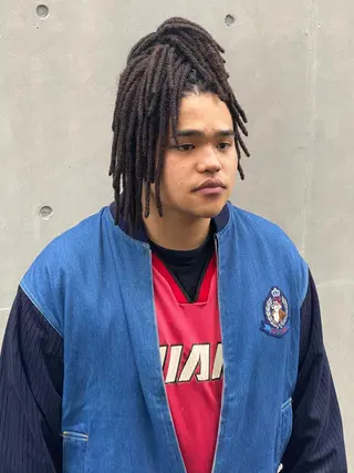 ロング カラー パーマ ヘアアレンジ メンズ キッズ ネイル マツエク・マツパ 中元 淳のヘアスタイル