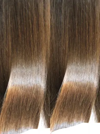 ロング コテ巻き風パーマ/ 髪質改善/河島恭平のヘアスタイル