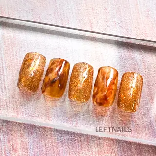 ネイル LEFTNAILS フィルインニュアンスのネイルデザイン