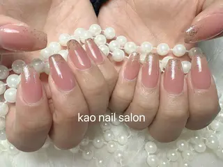 ネイル kao nail マグネット/長さだしのネイルデザイン